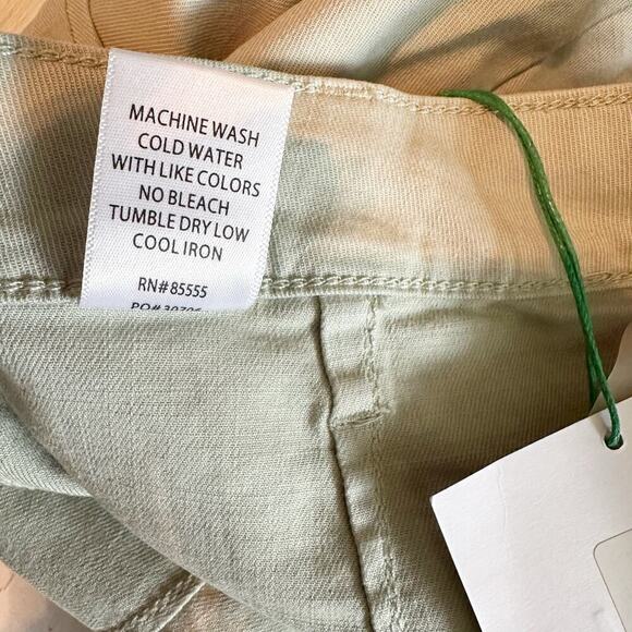 PISTOLA High Rise Tammy Pant Ankle Trouser Sea Mist Green Plus Size 32 - Picture 9 of 12